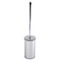 Toilet Brush Holder, Free Standing, Chrome with Telescopic Handle